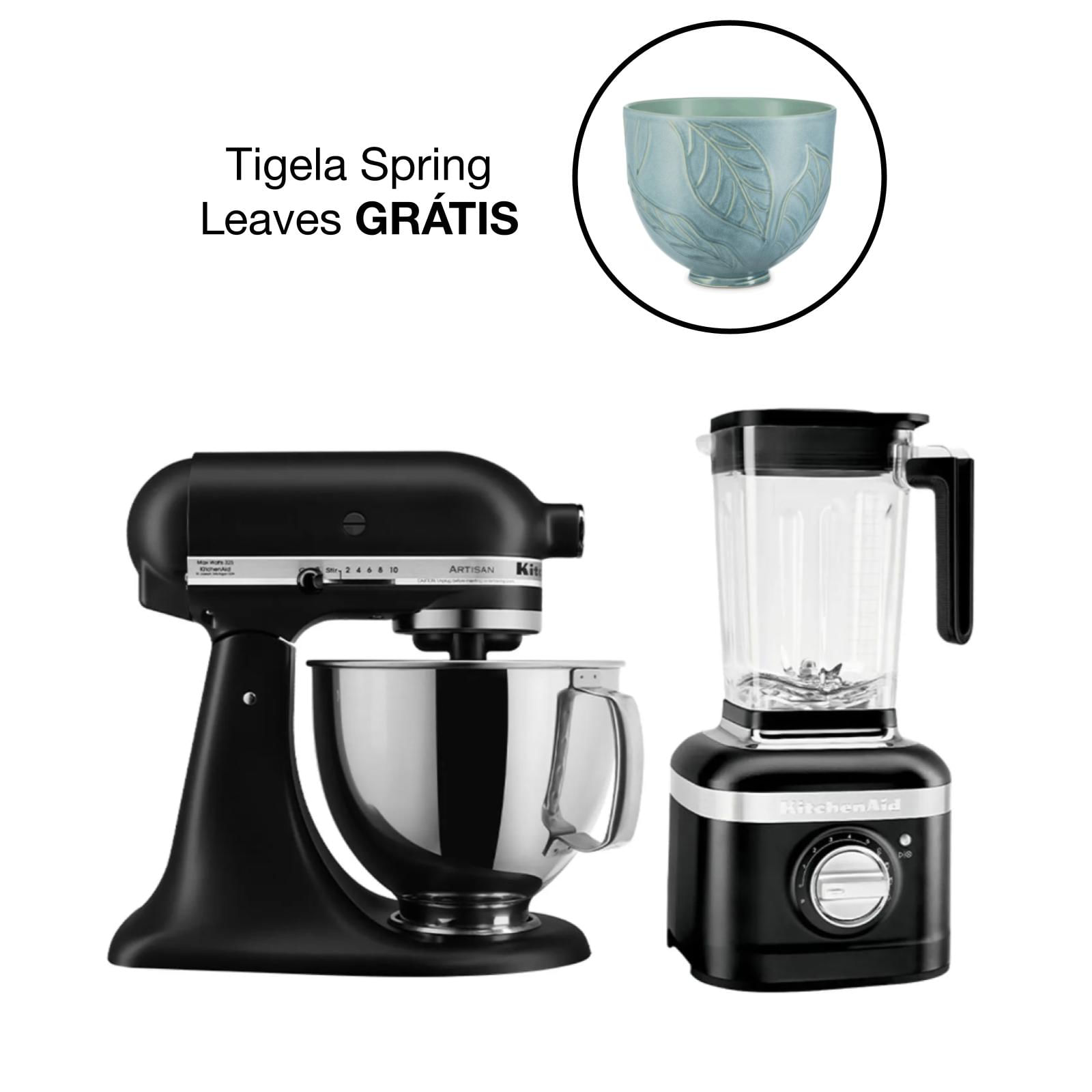 Batedeira Stand Mixer KitchenAid Artisan - Black Matte - KitchenAid